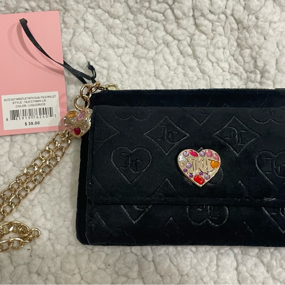 Juicy Couture Glitz Out Velour Wallet
